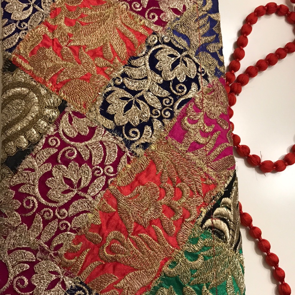 Handmade envelope clutch embroidered banjara bag - Picture 4 of 6